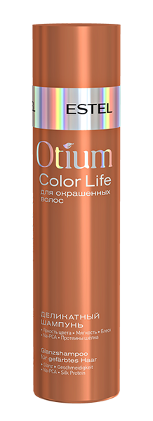 Деликатный шампунь для окрашенных волос OTIUM COLOR LIFE (250 мл)